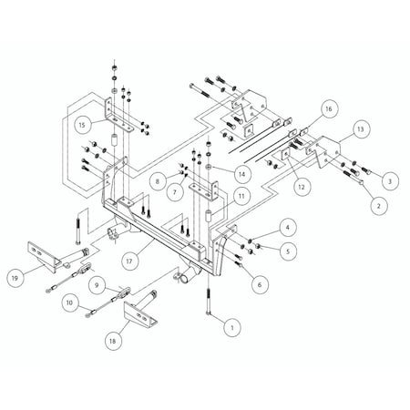 Roadmaster 2008-2015 SMART FORTWO TOW BAR MNTG BRKT KIT 52285-1